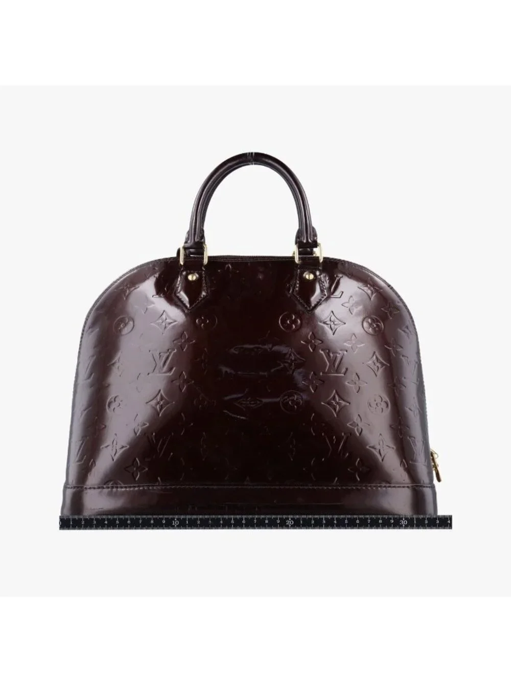 Louis Vuitton Alma PM Rouge Fauvist Vernis Handbag